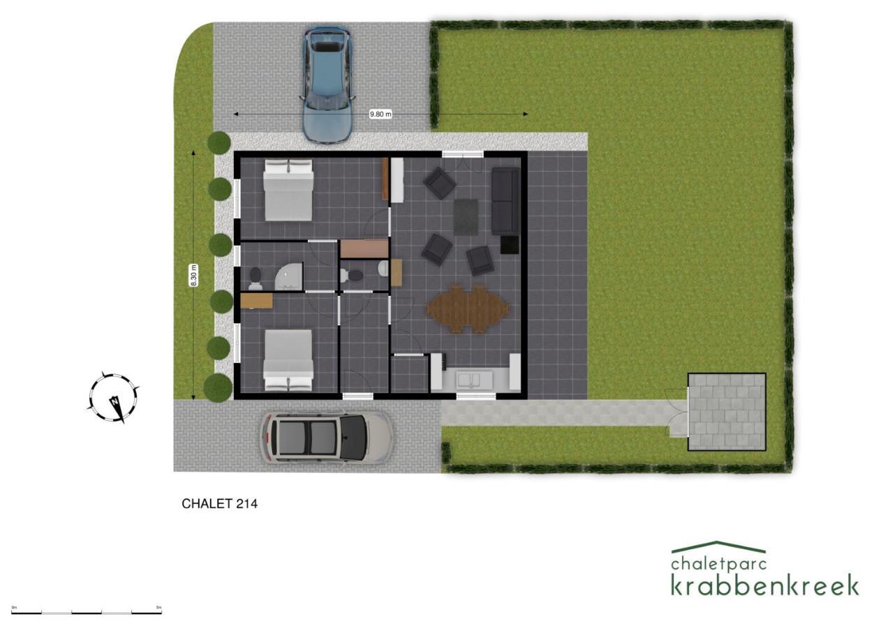 Chaletparc Krabbenkreek Zeeland - Chalet 214 Sint Annaland Kültér fotó